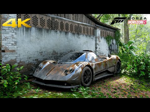 Thumbnail for Rebuild Pagani - Zonda Cinque Roadster - Forza horizon 5 gameplay - Xbox series X - 4k by Pagani Zonda Cinque Roadster
