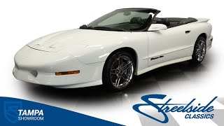 Video Thumbnail for 1994 Pontiac Firebird Trans Am Convertible