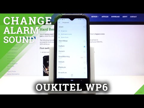 How to Change Alarm Sound in Oukitel WP6 - Set Up Alarm Clock
