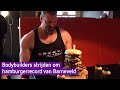 Bodybuilders gaan hamburgers te lijf in Barneveld