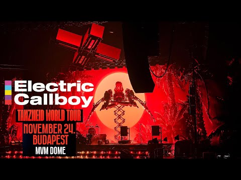 Electric Callboy TANZNEID World Tour 2025 - Live in Budapest MVM Dome. Hungary - Almost Full Show