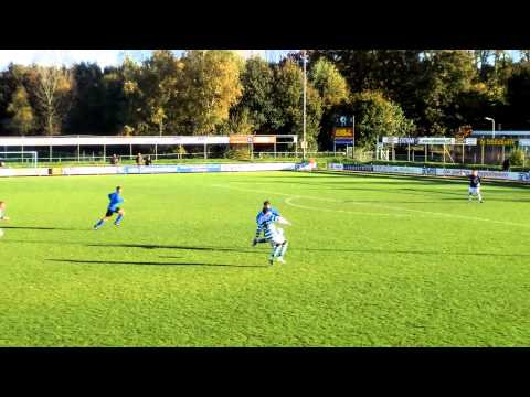 VV de Weide Afgekeurde goal Maurice de Lange