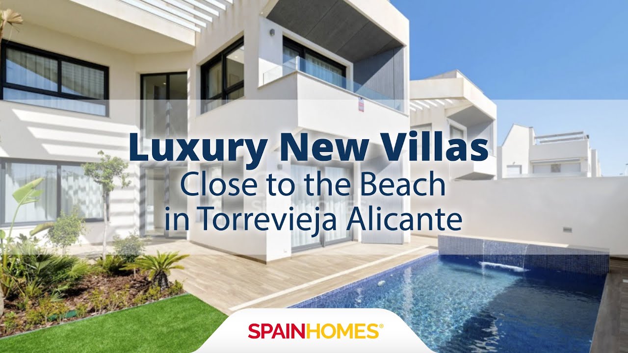 Villas de lujo cerca de la playa en Torrevieja, Alicante
