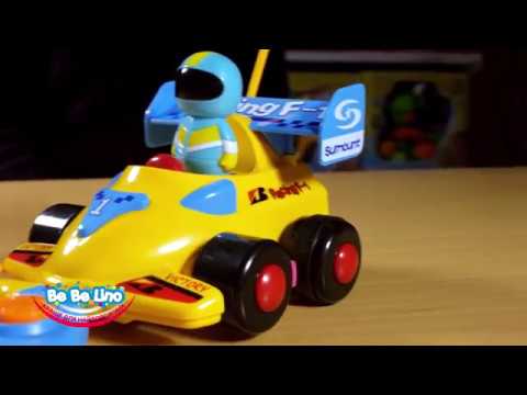 Відео огляд Моя перша гоночна машина на Р / У (синя), BeBeLino, синій