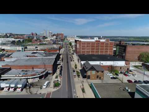 Adams Street in the Warehouse District Peoria IL