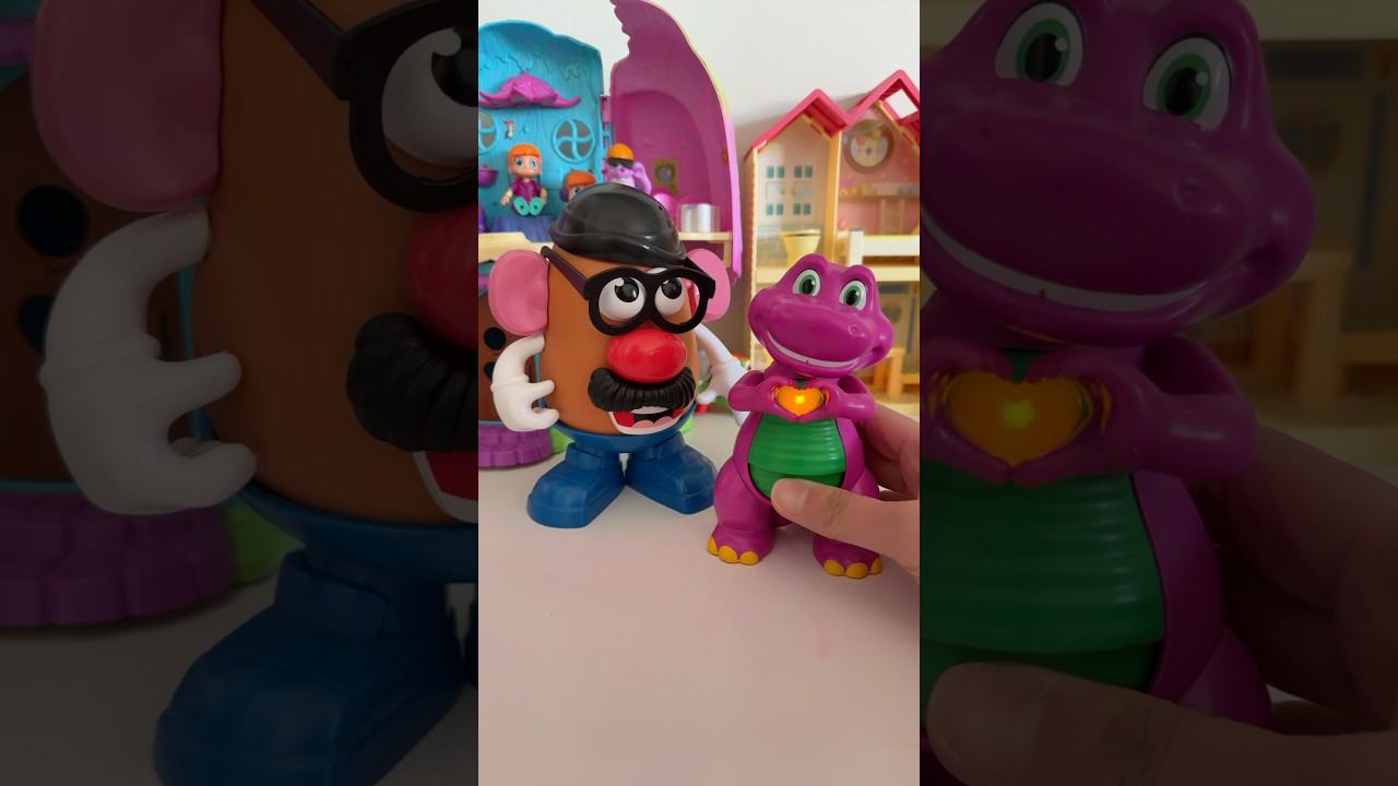 What shape is this barney #shortsviral #fun #viralvideo