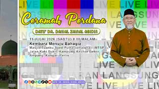 🔴 Ceramah Perdana @Perlis : Kembara Menuju Bahagia | Dato' Dr. Danial Zainal Abidin