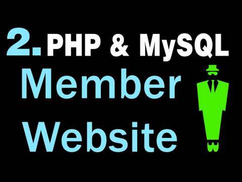2 How to Create A Basic Membership Website System Using PHP and MySQL Tutorial