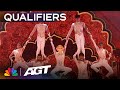 Warrior Squad takes their performance to new HEIGHTS! | Qualifiers | AGT 2023