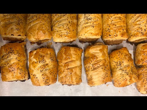 Best puff pastry sausage roll | How to make proper sausages rolls