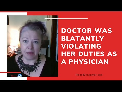 My gynecologist violated the Doctor's Ethical Code of Conduct