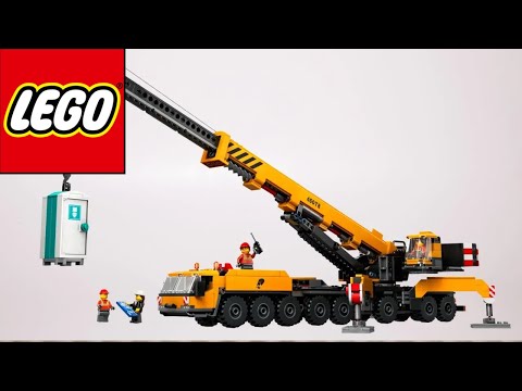 Lego City 60409—Yellow Mobile Construction Crane