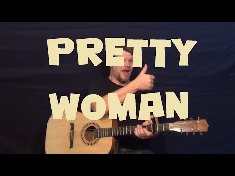 Pretty Woman (Roy Orbison) Guitar Lesson Easy Strum Chord How to Play