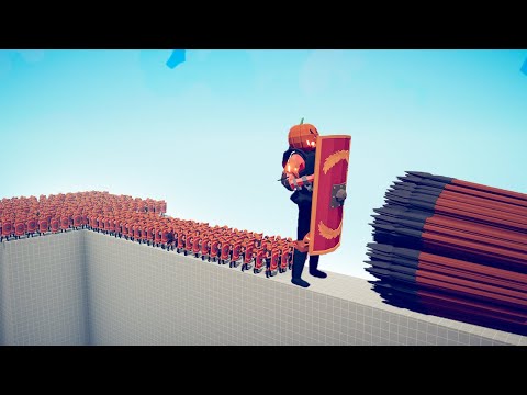 CAN 100x HALLOWEEN SHIELD CROSS THE BRIDGE? - TABS | Totally Accurate Battle Simulator 2022