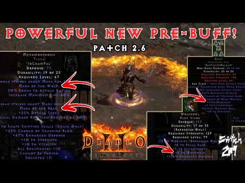 Using Patch 2.6 "Metamorphosis" Runeword As A Pre-Buff! New Uber Pre-Buff? - Diablo 2 Resurrected