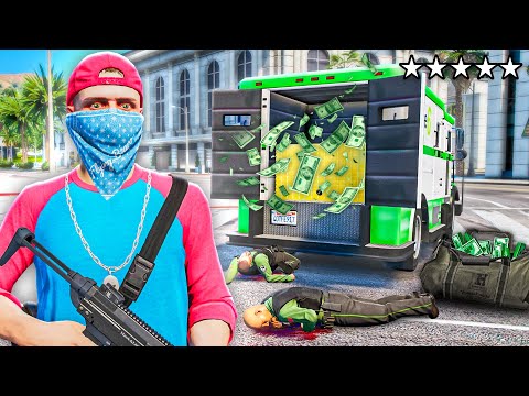 WIR ÜBERFALLEN GELD TRANSPORTER! (GTA 5 Gang Mod 4)