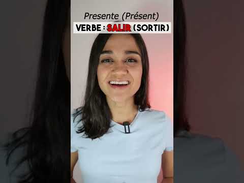 #short Conjugaison du verbe SALIR (SORTIR) en ESPAGNOL