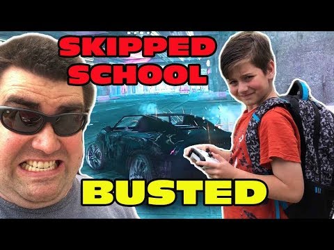 Kid Temper Tantrum SKIPPING SCHOOL to Play GTA 5- BUSTED!!