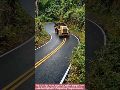From Dirt Road To Asphalt Highway Watch How Layers Build A Strong Road Foundation