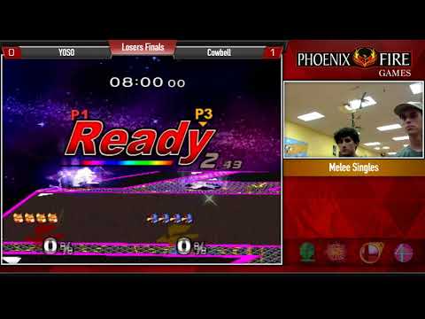 PFG 2: Cowbell (Falco) vs. YOSO (Fox) - SSBM Singles Losers Finals