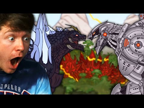 SPACE GODZILLA vs MECHAGODZILLA vs NEO SHIN GODZILLA! (Reaction)