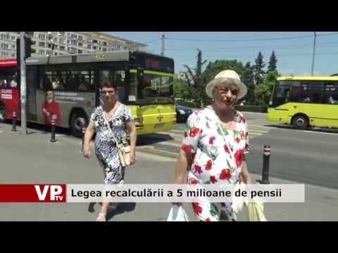 Legea recalculării a 5 milioane de pensii