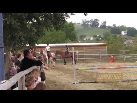 Fête du cheval 2014 aux écuries des aures demo obstacle