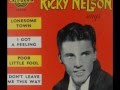 Ricky Nelson - Don't Leave Me This Way  (Rare 'Mono-to-Stereo' Mix  - 1958)