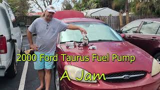 2000 Ford Taurus Fuel Pump removal and install.
