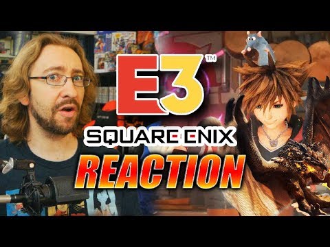 MAX REACTS: E3 Square-Enix Event - Monster Hunter X FFXIV, KH3 & More