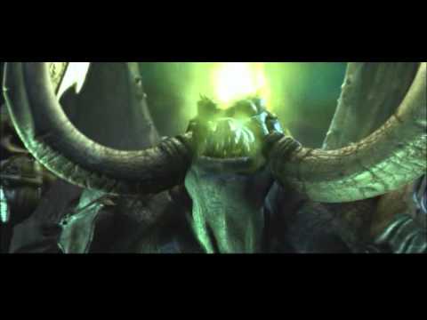 Thrall and Grom Hellscream kill Mannoroth french