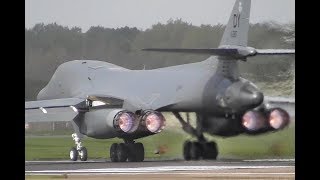 Afterburners | Rockwell B-1 Lancer | POWERFUL departure