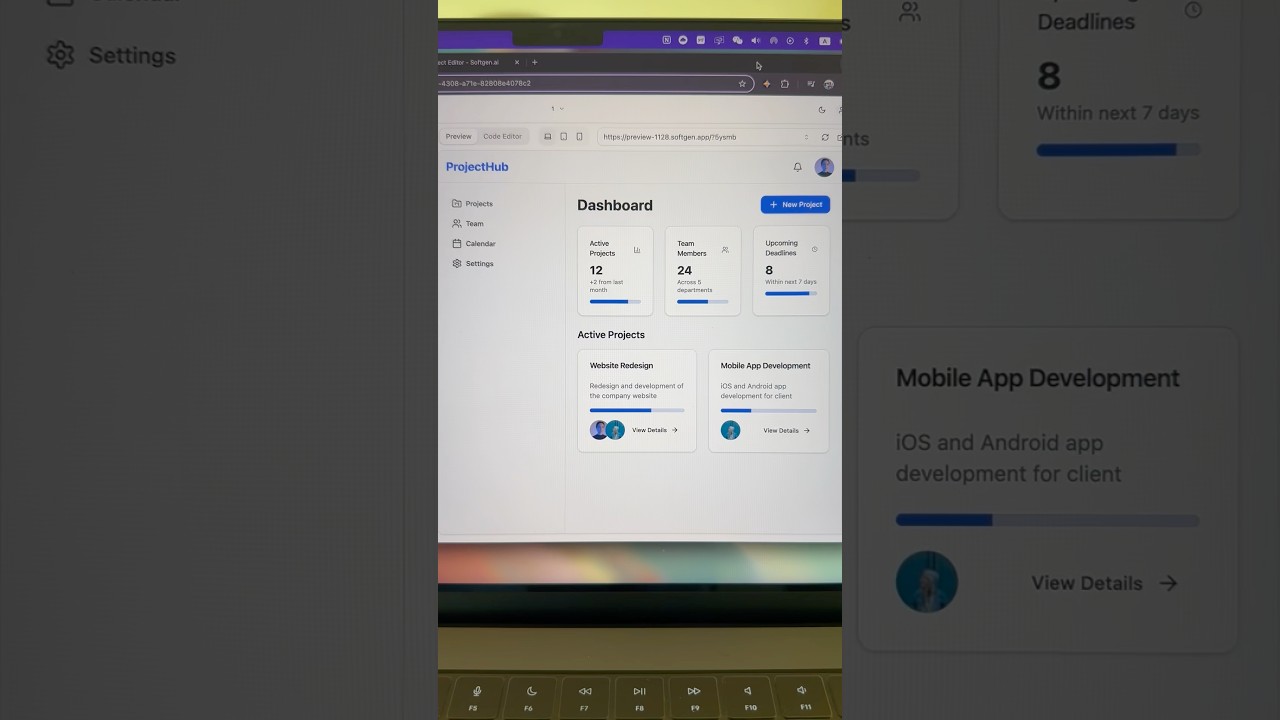 Create a website or an app with no coding skills #productivity #development #coding #softgen