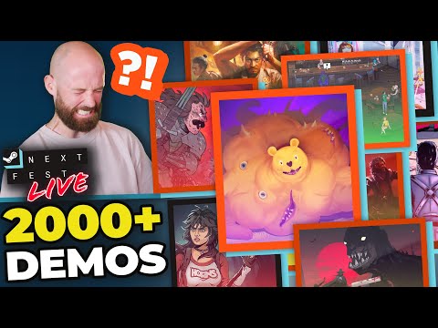 Playing EVERY Steam Next Fest Demo (Day 1)