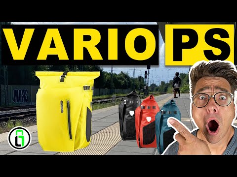 Ortlieb Vario PS "TEST"⎢WATERPROOF Rolltop 2in1 Bicycle Bags - Backpack Combo