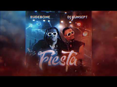 Rudebone & DJ Kunsept - Fiesta (Official Audio Motion Graphic) Best Amapiano 2025 | Afrobeats Mix
