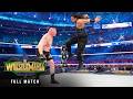 FULL MATCH Brock Lesnar Vs Roman Reigns Universal Title Match WrestleMania 34