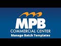 Manage Batch Templates video thumbnail