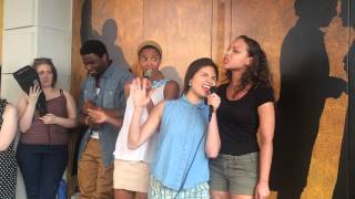 HAMILTON Ham4Ham 8/4/15 with Renée Elise Goldsberry, Phillipa Soo &amp; Jasmine Cephas Jones
