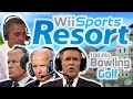 US Presidents Play Wii Sports Resort 100 Pin Bowling Golf Supercut