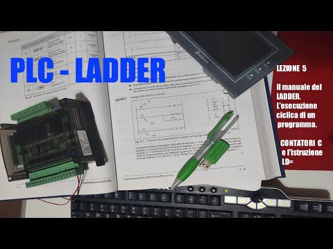 PLC LADDER Lesson 5 Counters C - Counting pulses and checking the value (LD=)