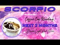 Scorpio ♏️ NEXT 3 MONTHS (April, May, June) 🎉 Coffee Cup Reading ☕️