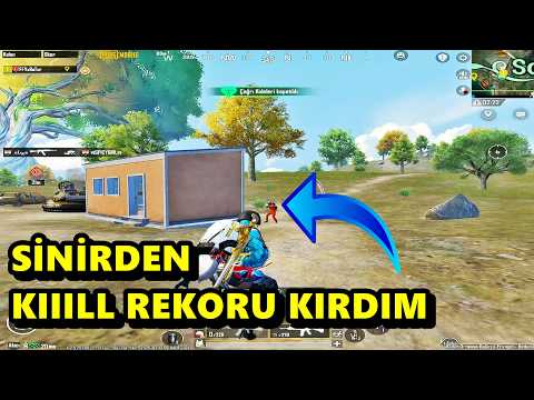 SİNİRDEN KIIILL REKORU KIRDIM ! YOK BÖYLE MAÇ BATUR GAME SOLO SQUAD PUBG MOBİLE