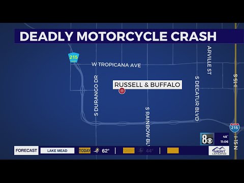 Motorcyclist dead after three-way crash in southwest Las Vegas valley