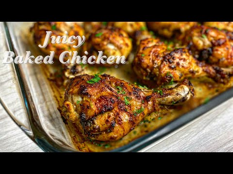 A Juicy Baked Chicken Drumsticks in the Oven Recipe by Terri-Ann’s Kitchen