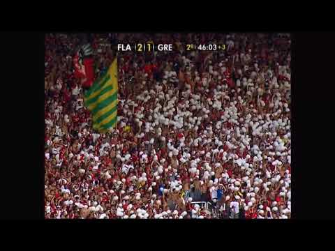 Minutos finais Flamengo 2x1 Grêmio 2009!