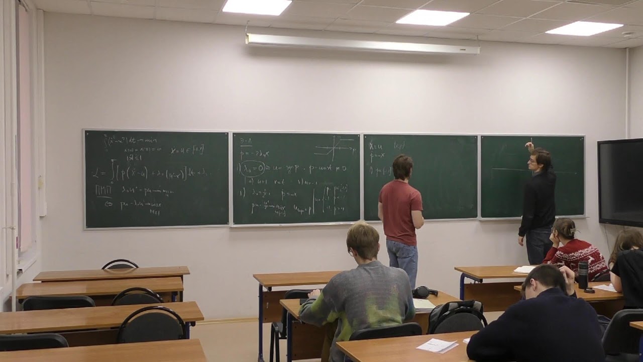 Calculus of Variations and Optimal Control. Семинар 12. Локуциевский Л.В.