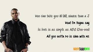 Chris Brown - ABC [LYRIC VIDEO]
