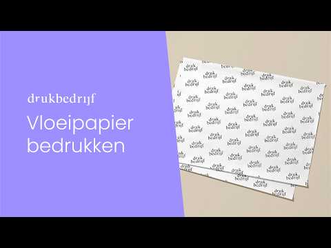  Vloeipapier met print bestellen