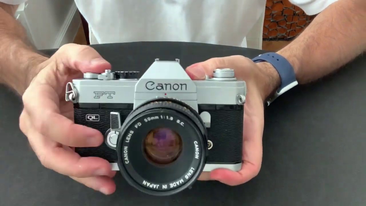 Câmera Canon FT QL 50mm 2.5 - Clássico Design Analógico Japonês